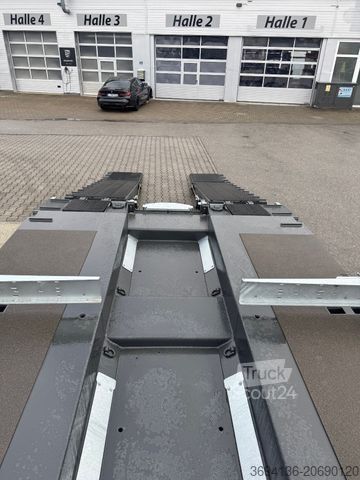 Low loader semitrailer GOLDHOFER STZ-L 6 (245) A ausziehbar gelenkt