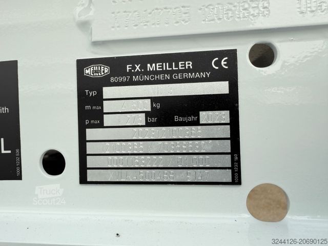 Three-way tipper van MERCEDES-BENZ Atego 818K/3-SeitenkipperMeiller/2AHK/Klima/7TKM