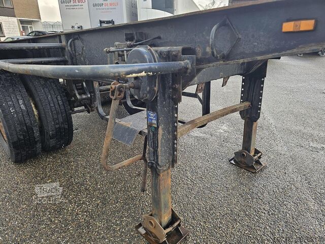 Transporte de contentores PACTON 2126 C 2 STEEL SUSPENSION DOUBLE TIRES DRUM BR...