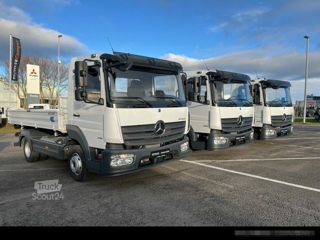 Van chassis MERCEDES-BENZ Atego 818 K 4x2 3-S.-Kipper+Klima+2xAHK+2100 km!
