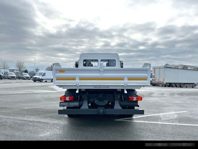 Transporter Fahrgestell MERCEDES-BENZ Atego 818 K 4x2 3-S.-Kipper+Klima+2xAHK+2600 km!