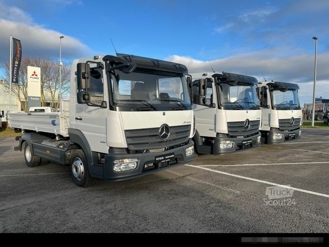 Van chassis MERCEDES-BENZ Atego 818 K 4x2 3-S.-Kipper+Klima+2xAHK+2600 km!