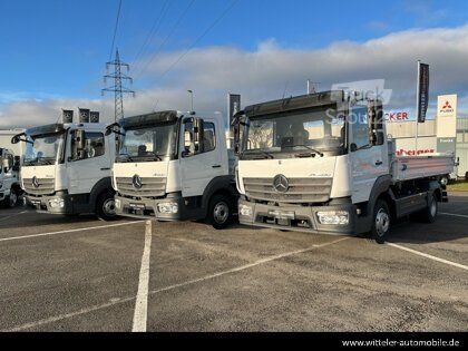 Transporter mit Kipper MERCEDES-BENZ Atego 818 K 4x2 3-S.-Kipper+Klima+2xAHK+2600 km!