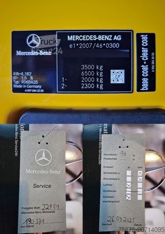 Pakettiauton alusta MERCEDES-BENZ Sprinter 516 CDI Maxi *Klima*3,5 to*Nebenantrieb