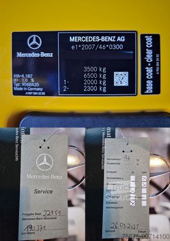 Pick-up dodávka MERCEDES-BENZ Sprinter 516 CDI Maxi *Klima*3,5 to*Nebenantrieb