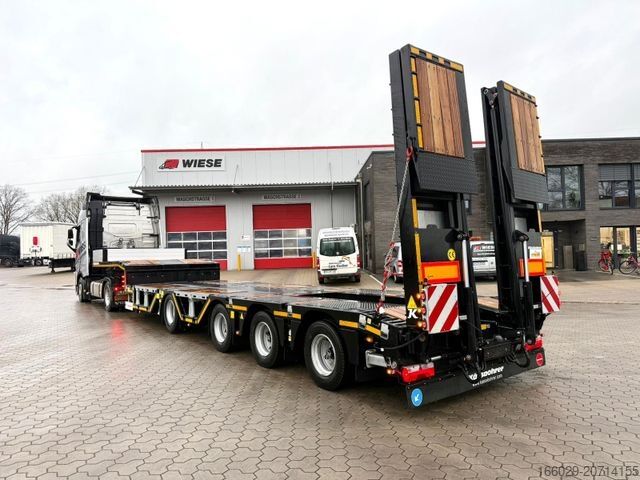 Dieplader oplegger KÄSSBOHRER K.SLA R 4 / 2N 18/40 Tieflader Radmulden tele