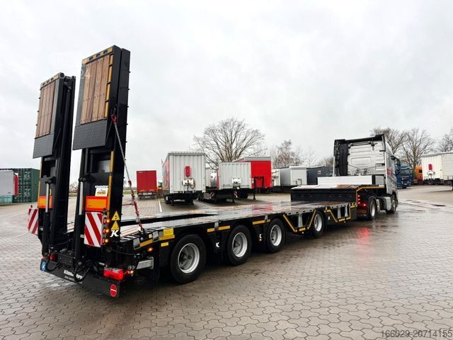 Dieplader oplegger KÄSSBOHRER K.SLA R 4 / 2N 18/40 Tieflader Radmulden tele