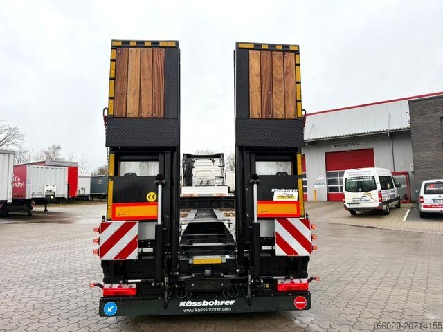 Dieplader oplegger KÄSSBOHRER K.SLA R 4 / 2N 18/40 Tieflader Radmulden tele