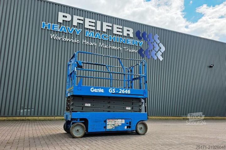 Schaarlift Genie GS2646 Electric, Working Height 9.80m, Capacity 45