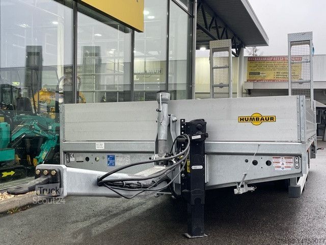 Dieplader oplegger HUMBAUR HBTZ 146225 NEU Tandem Tieflader Alubordwände