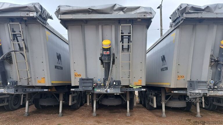 Damperli yarı römork Wielton NW-3 / weight 6.2 t / capacity 38m3 / El