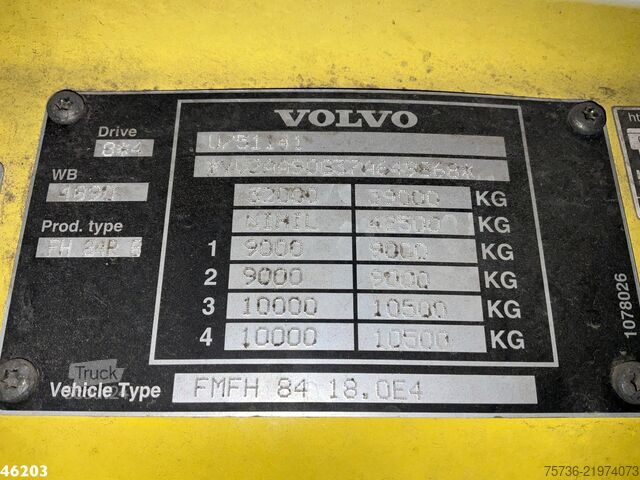 Szívó jármű Volvo FH 390 8x4 kolkenzuiger