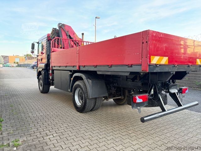 Krautuvas sumontuotas ant sunkvežimio MAN TGA 18.430 4X4 BB*PALFINGER KRAN*HD-PUMPE*KLIMA