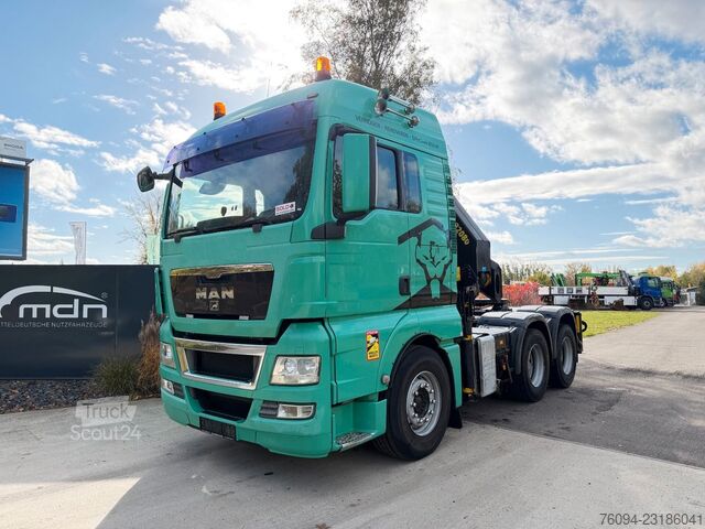 Lastbilmonteret kran MAN TGX 28.400 Kran Palfinger PK 32080 20m Funk