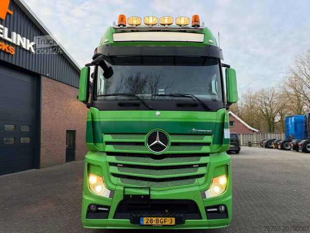 Krovimo platforma Mercedes-Benz Actros 2948 6X4 Knijpercombinatie Palfinger Eps...