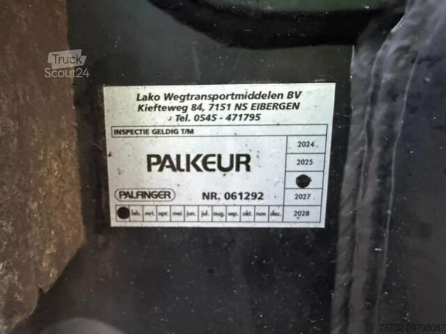 Krovimo platforma Mercedes-Benz Actros 2948 6X4 Knijpercombinatie Palfinger Eps...