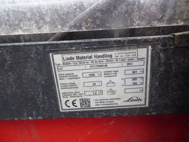 Ръчен стакер Linde L12L