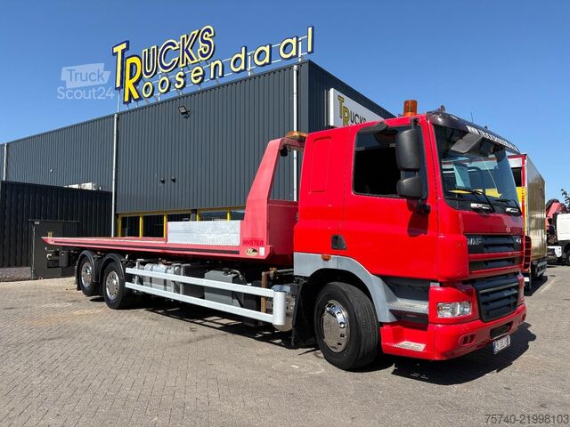 ван-камион за превоз на автомобили DAF CF 85.460 + hydro plateau + 6x2 + 2x winch 1X 1...