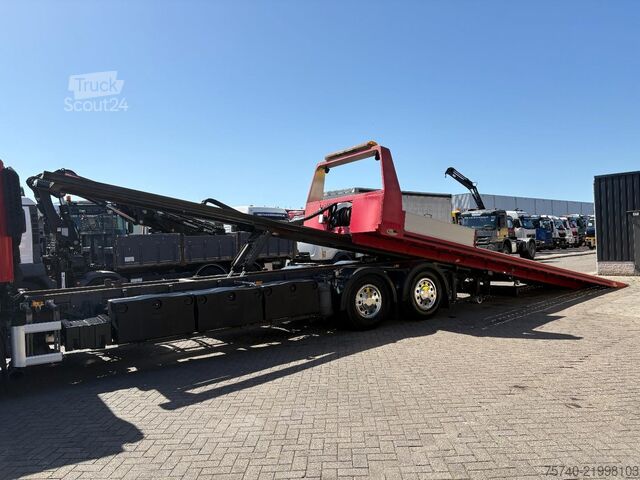 ван-камион за превоз на автомобили DAF CF 85.460 + hydro plateau + 6x2 + 2x winch 1X 1...