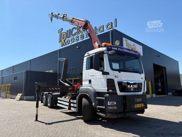 Kraanwagen MAN TGS 26.320 + 6x4 FRONT TRACTION + STEERING/LIFT...