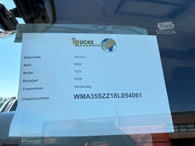 Kraanwagen MAN TGS 26.320 + 6x4 FRONT TRACTION + STEERING/LIFT...