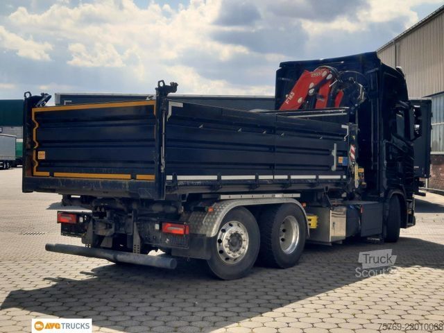 Tovornjak prekucnik SCANIA S 660 V8 6X2*4 Kipper Kran Lenkachse Retarder