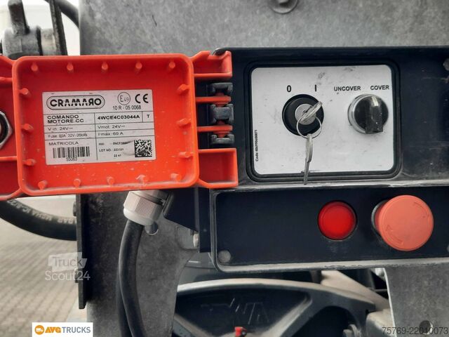 Pašizgāzēja puspiekabe CARNEHL Alu-Kipper 31 cbm e-Schiebeverdeck Lift Alu