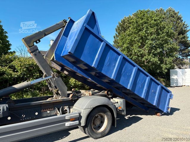 Camion benne à bras amovible MERCEDES-BENZ Atego 1223  Abrollkipper mit Container