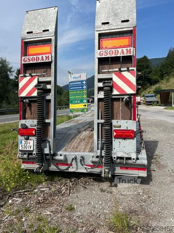 Nízkoložný přívěs Gsodam 2 Achs tieflader