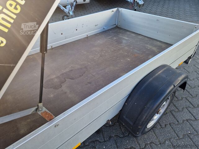 Remolque de turismos Anssems Aluminium Deckel Anhänger 750kg 211x126x48cm gut gebraucht