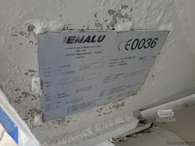 Semi-reboque tanque Benalu CITERNE PULVERULENTE 64000 L