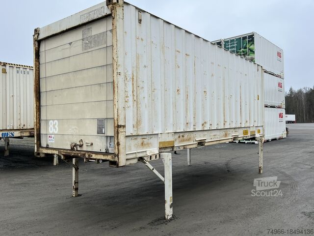 Seecontainer Krone Wechselkoffer mit Rolltor 7,45 m kran- und stapelbar