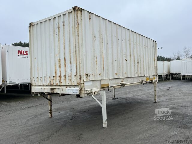 Jūrų konteineris Krone Wechselkoffer mit Rolltor 7,45 m kran- und stapelbar