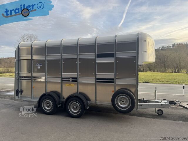 Remorque à bétail Ifor Williams Viehanhänger TA510G 14x7 432x178cm Höhe: 212cm 3,5t.