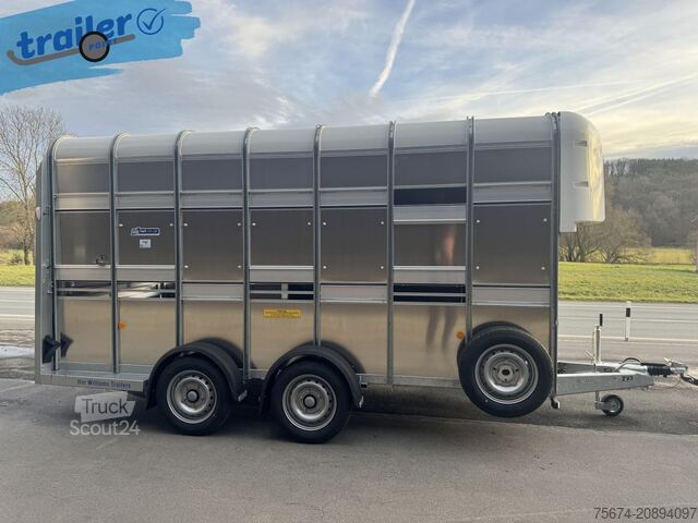 Remorque à bétail Ifor Williams Viehanhänger TA510G 14x7 432x178cm Höhe: 212cm 3,5t.