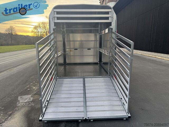 Remorque à bétail Ifor Williams Viehanhänger TA510G 14x7 432x178cm Höhe: 212cm 3,5t.