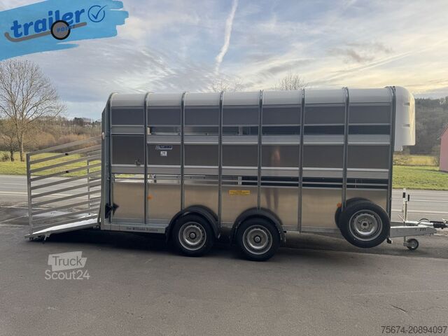 Remorque à bétail Ifor Williams Viehanhänger TA510G 14x7 432x178cm Höhe: 212cm 3,5t.