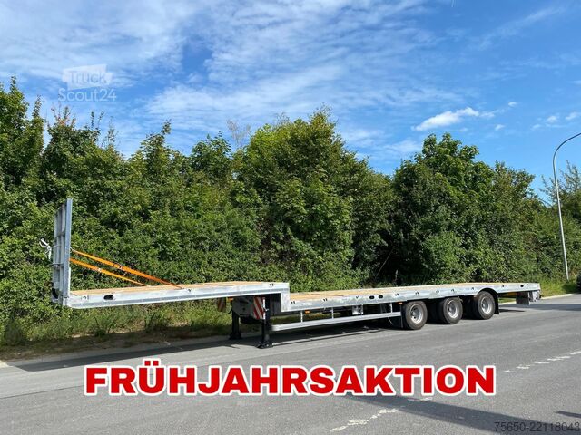 Alçak şasi dorse Möslein ST 3-Plato 9,4  3 Achs Satteltieflader Plato 45 t GGfür Fertigteile, Baumaschinen oder Container