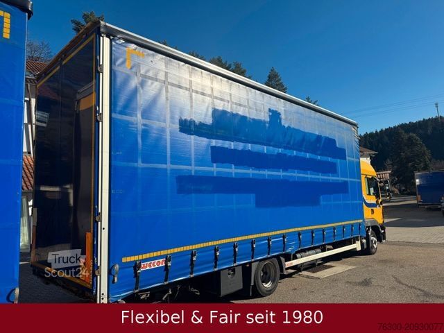 LKW mit Pritsche & Plane MAN 12.220 Jumbozug 120m³+Wecon Anhänger,Standklima