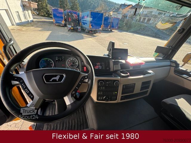 LKW mit Pritsche & Plane MAN 12.220 Jumbozug 120m³+Wecon Anhänger,Standklima