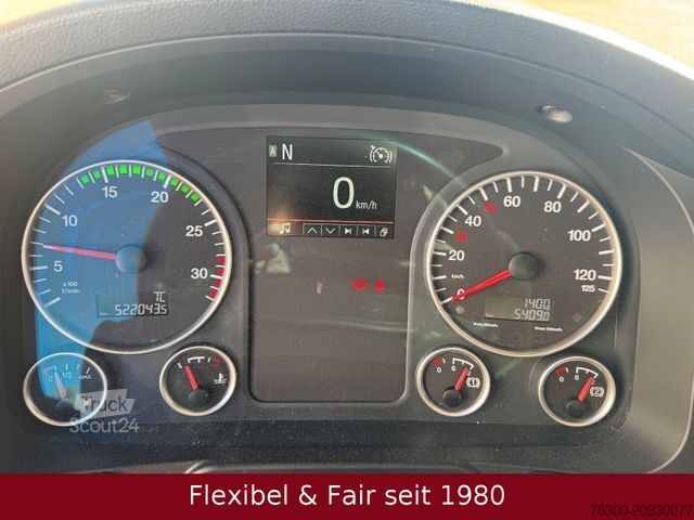 LKW mit Pritsche & Plane MAN 12.220 Jumbozug 120m³+Wecon Anhänger,Standklima