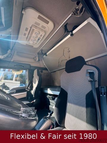 LKW mit Pritsche & Plane MAN 12.220 Jumbozug 120m³+Wecon Anhänger,Standklima