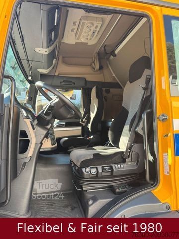 LKW mit Pritsche & Plane MAN 12.220 Jumbozug 120m³+Wecon Anhänger,Standklima