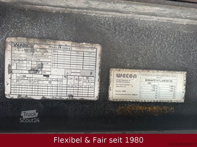 LKW mit Pritsche & Plane MAN 12.220 Jumbozug 120m³+Wecon Anhänger,Standklima