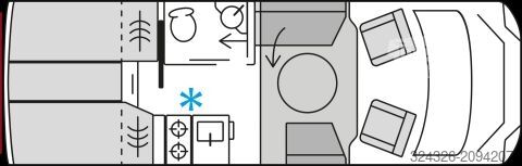Camper semintegrato Bürstner Signature SFT 7.1 Multimedia* 4,25 t