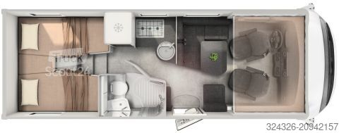 Integrovaný obytný vůz Hymer/Eriba B-Klasse MC I 600 MB*Atuomatik*4,5to.*170PS