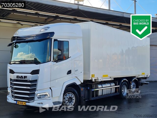  DAF XF 450 6X2 BDF including box 2000kg Ladebordwan...
