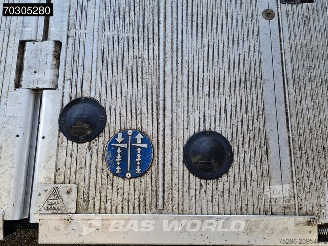  DAF XF 450 6X2 BDF including box 2000kg Ladebordwan...