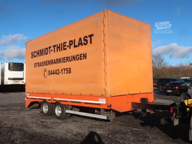 Низкорамный прицеп Stürenberg Stürenberg Tandem Tieflader Plane Spriegel Rampen