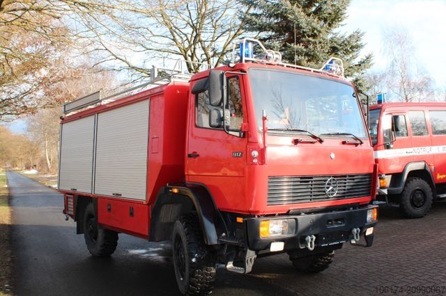 Autre MERCEDES-BENZ 917 AF TLF 16/24 *ALLRAD*Werfer *Single Bereift*